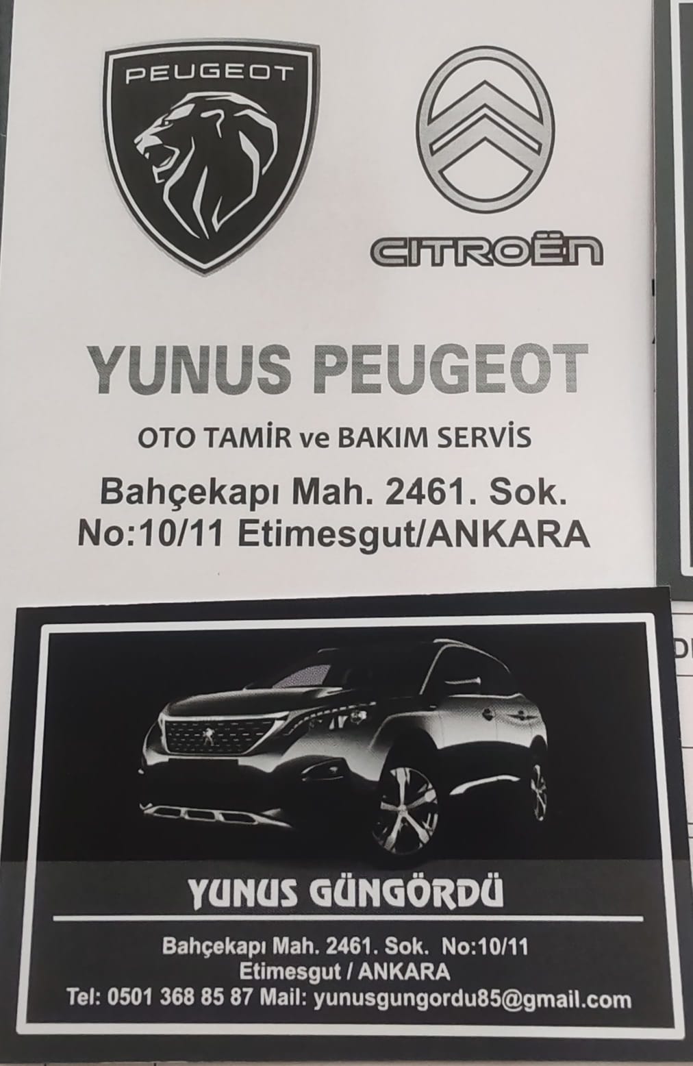 Yunus Peugeot & Citroen özel Servis